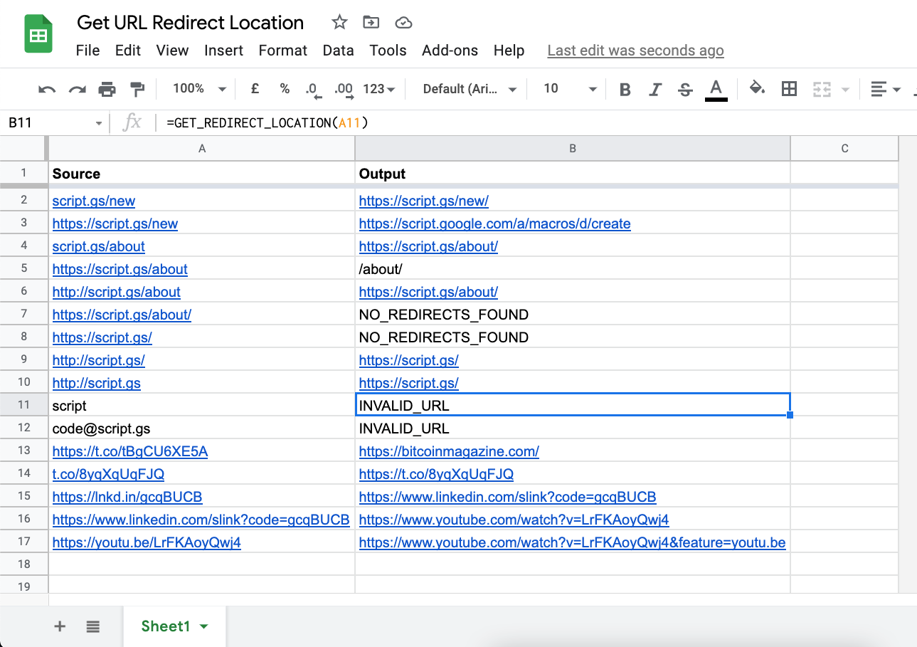 Get URL Redirect Location