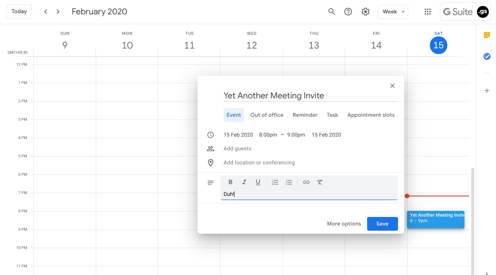Trigger automated meeting invite reminders using Apps Script
