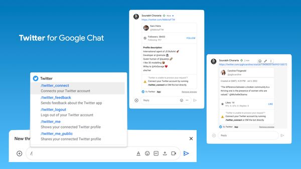 Twitter for Google Chat